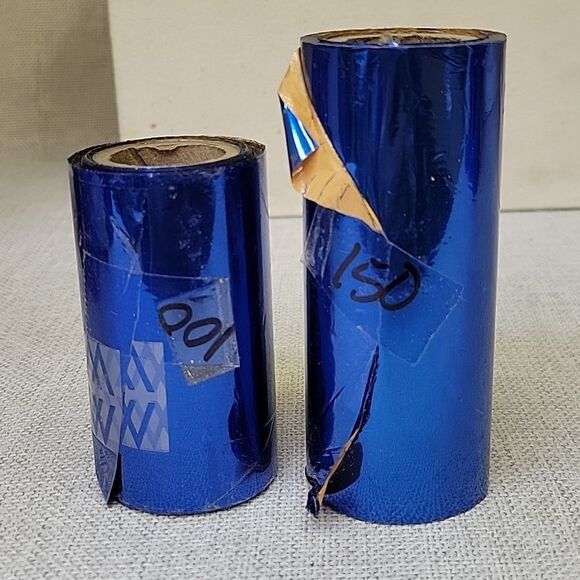 Crown Roll General Roll Leaf  Foil Rolls - Blue (Set 10) - Picture 5 of 7